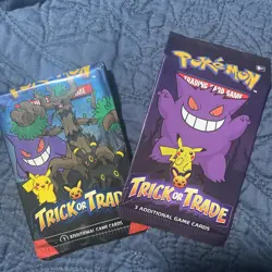 2 Pokemon TCG Trick Or Trade Booster Pack of 3 Cards New Sealed - Image 1