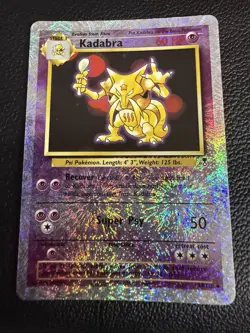 Kadabra 2002 Legendary Collection 49/110 Reverse Holo Pokemon Card - Image 1