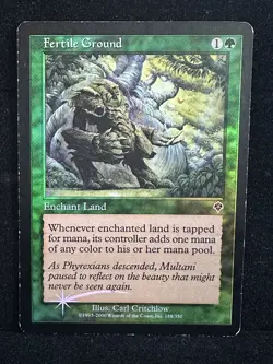 Fertile Ground - MTG Invasion C 188 Foil L-MP - Image 1
