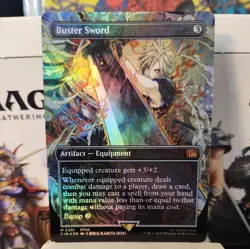 Buster Sword (Borderless) Final Fantasy Foil Never Played - Image 5