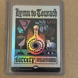 Hymn to Tourach ?? Borderless FOIL ?? Encyclopedia Countdown Secret Lair - Image 1