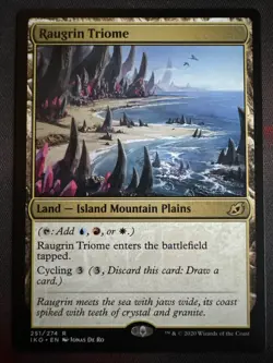 MTG Raugrin Triome Ikoria: Lair of Behemoths 251/274 Regular Rare - Image 1