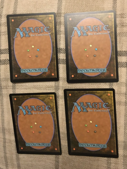 LOTUS PETAL ETCHED FOIL 4x NM PLAYSET MTG MAGIC THE GATHERING - Image 2