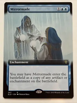 MTG Throne of Eldraine Mirrormade Extended Art 347 NM Rare - Image 1