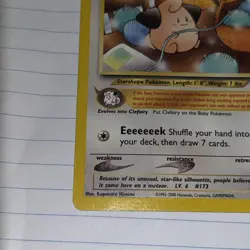 Cleffa 20/111 Rare Neo Genesis Non Holo Pokemon Card MP - Image 2