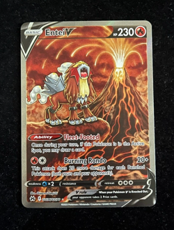Entei V GG36/GG70 Pokemon Crown Zenith Galarian Gallery NM - Image 1