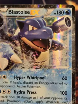 2016 Pokemon - Blastoise EX 17/83 Generations Holo - LP - Image 3