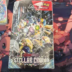Pokemon TCG: Scarlet & Violet Stellar Crown Half Booster Box, 18 Packs - Sealed. - Image 3
