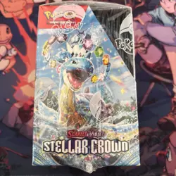 Pokemon TCG: Scarlet & Violet Stellar Crown Half Booster Box, 18 Packs - Sealed. - Image 4