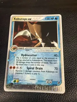Kabutops ex 97/100 Sandstorm Holo E READER VINTAGE POKEMON - Image 1