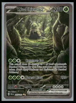 Pokemon TCG 257/193 Wo-Chien EX Paldea Evolved NM - Image 1