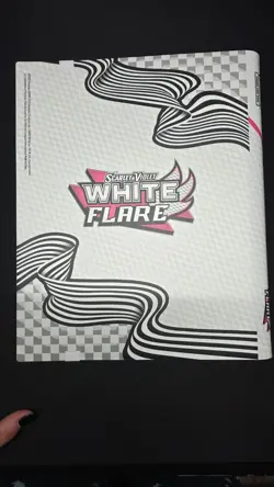 POKEMON OFFICIAL WHITE FLARE BINDER Collection *BINDER ONLY* - Image 2