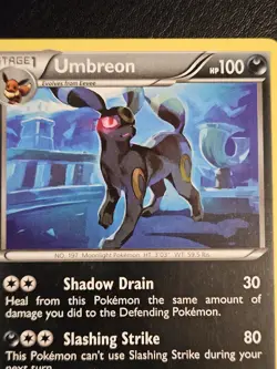 Umbreon 60/108 2012 B&W Dark Explorers Nintendo Non Holo Pokemon TCG VLP - Image 3