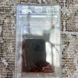 Yugioh DARK HOLE 1st Ed New Super Rare LOB-052 PSA 9 Mint wow BGS CGC Blue Eyes - Image 3