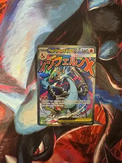 MEGA CHARIZARD X EX 023 Black Star Promo English Promo Pokemon Card MINT - Image 1