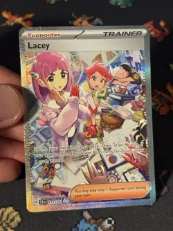 Pokemon Cards Lacey 172/142 Illustration Rare Stellar Crown - (NM) - Image 2