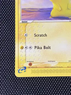 Pikachu 72/100 Common Sandstorm Non Holo Pokemon Card - Image 5