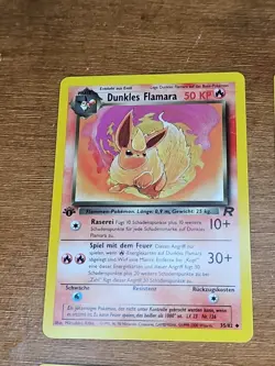 1999 Pokemon Team Rocket German Set Dunkles Cards Lot - Flamara, Dragonir,... - Image 2