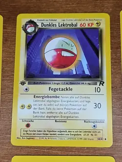 1999 Pokemon Team Rocket German Set Dunkles Cards Lot - Flamara, Dragonir,... - Image 3