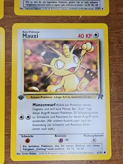 1999 Pokemon Team Rocket German Set Dunkles Cards Lot - Flamara, Dragonir,... - Image 5