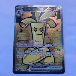 Pokemon TCG Gholdengo ex 252 Paradox Rift Special Illustration Rare SIR Card - Image 1