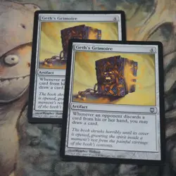Geth's Grimoire MTG Darksteel DST MTG 2X TWO LP Single Cards - Image 1