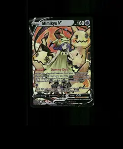 HOLO Mimikyu Card Mimikyu Pokemon Card READ DESCRIPTION BELOW p1 - Image 1
