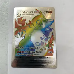 Charizard VMAX 074/073 Silver Foil Fan Art Card Hp330 G-Max Wildfire ?????? - Image 1