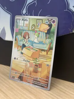 Pokemon TCG Ralts Scarlet & Violet Holo Illustration Rare Card 211/198 - Image 3