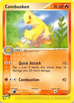 COMBUSKEN 25/97 - NON-HOLO UNCOMMON - Ex Dragon - POKEMON CARD - NM - Image 1