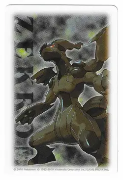 WHITE 54 ZEKROM DECK Pokemon Japanese Poker Playing Card QUEEN OF DIAMONDS Mint - Image 2