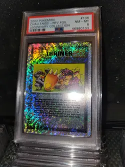 PSA 8 Challenge! 106/110 Legendary Collection Reverse Holo Foil Pokemon Card - Image 3
