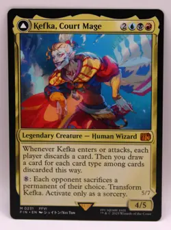MTG Kefka, Court Mage Final Fantasy Regular NM Un-played - Image 1