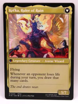 MTG Kefka, Court Mage Final Fantasy Regular NM Un-played - Image 2
