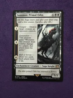 MTG Summon: Primal Odin, NM (FIN #0121) Regular - Image 1