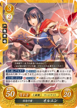 Olwen: Thunder of Conviction - B15-090HN - Fire Emblem Cipher 15 - Image 1