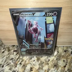 Pokemon TCG Go - Mewtwo V #72/78 - Full Art Alternative - Ultra Rare Card - Image 2