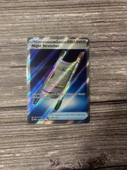 Pokemon TCG Mega Evolution Night Stretcher Ultra Rare Holo Card 173/132 NM /MINT - Image 1
