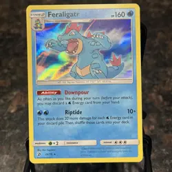 Feraligatr 24/70 Holo Rare 2018 Dragon Majesty Pokemon Trading Card Game | NM - Image 1