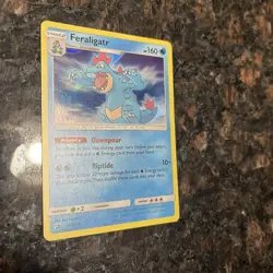 Feraligatr 24/70 Holo Rare 2018 Dragon Majesty Pokemon Trading Card Game | NM - Image 3