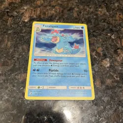 Feraligatr 24/70 Holo Rare 2018 Dragon Majesty Pokemon Trading Card Game | NM - Image 4