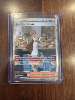 Pokemon TCG Jasmine's Gaze Full Art Holo Trainer Surging Sparks #245/191 - Image 1