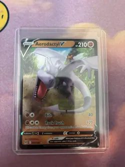 Aerodactyl V 092/196 Lost Origin Holo Ultra Rare Pokemon Card TCG English NM - Image 1