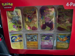 Pokemon Scarlet & Violet 4 Mini Tins 151 Sams Club Bundle 4 Packs 16 Total Tins - Image 4