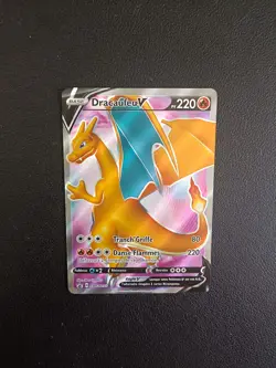 Carte Pokemon Dracaufeu V Full-Art SWSH050 Promo FR Neuf - Image 1