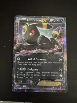 Umbreon EX 55/124 XY Fates Collide Ultra Rare Holo Pokemon TCG MP - Image 2