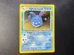 Pokemon TCG Neo Destiny Light Azumarill Unlimited Holo Rare 13/105 LP- - Image 1