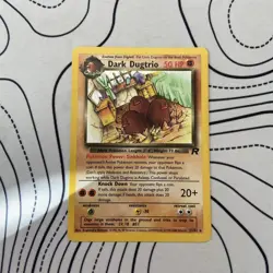 Pokemon TCG Dark Dugtrio Team Rocket 23/82 Regular Rare LP - Image 1