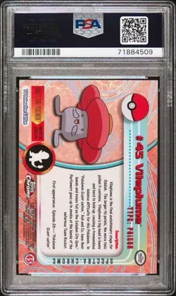 2000 TOPPS CHROME POKEMON T.V. #45 VILEPLUME-SPECTRA PSA 10 - Image 2