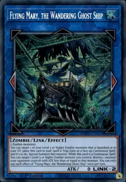 Flying Mary, the Wandering Ghost Ship 1st Prismatic MP25-EN110 Yu-Gi-Oh! - Image 1